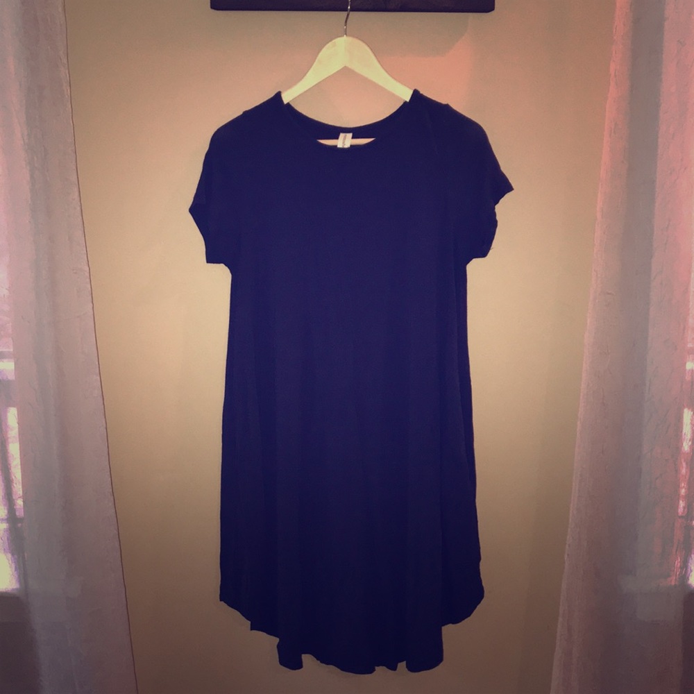Navy Blue T-shirt Dress